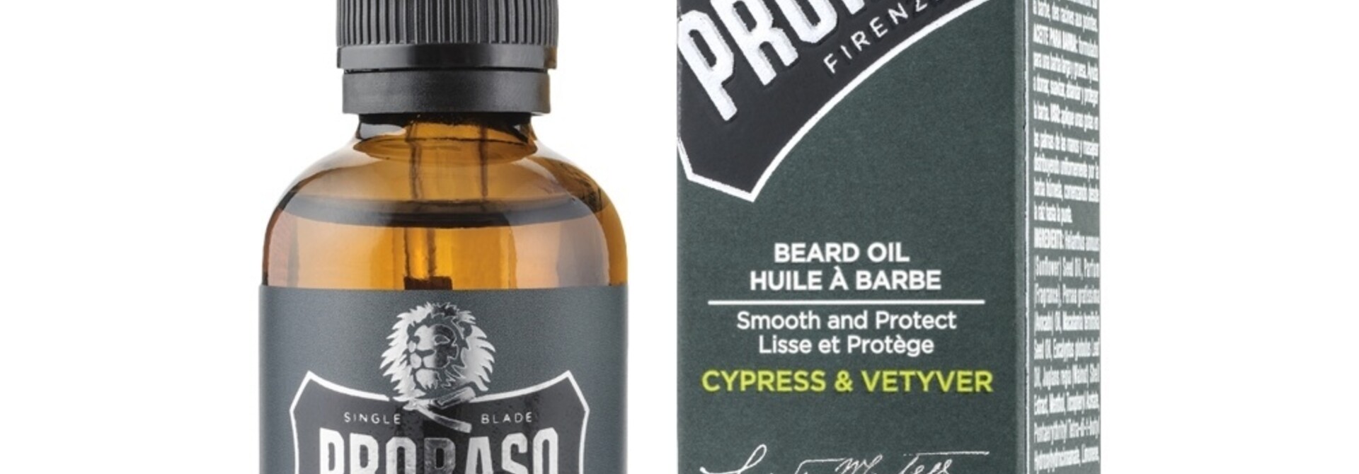 Baardolie 30ml Cypress & Vetyver