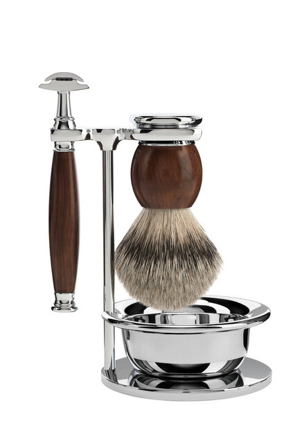 Scheerset Sophist - Ironwood - Saf.Razor - Dashaar