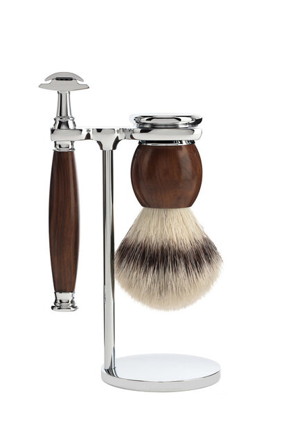 Scheerset Sophist - Ironwood - Saf.Razor - Fibre®