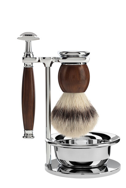 Scheerset Sophist - Ironwood - Saf.Razor - Fibre®