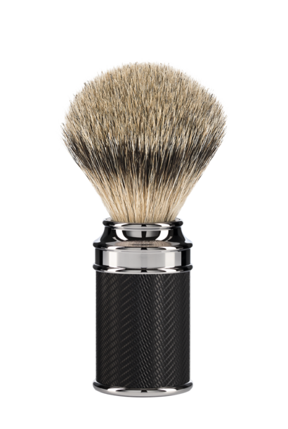 Scheerkwast Silvertip Dassenhaar - Zwart