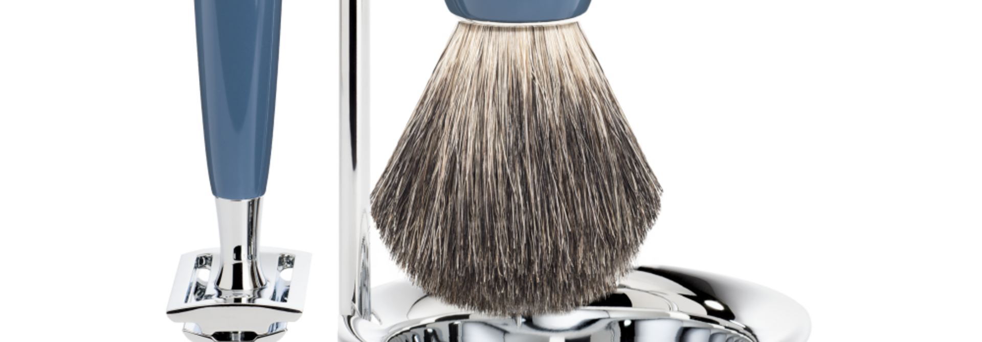 Scheerset Rytmo 4-delig - Petrol - Saf.Razor