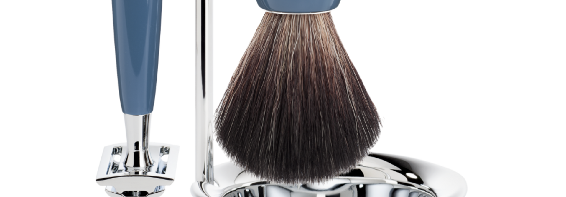 Scheerset Rytmo 4-delig - Petrol - Saf.Razor