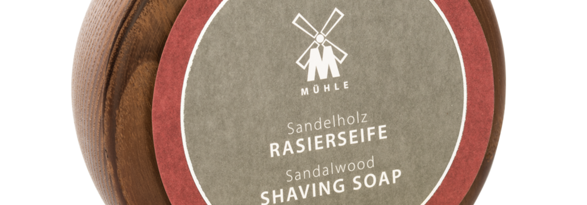 Sandalwood Scheerzeep 65g Hout