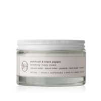 Body Cream 200ml Patchouli & Black Pepper