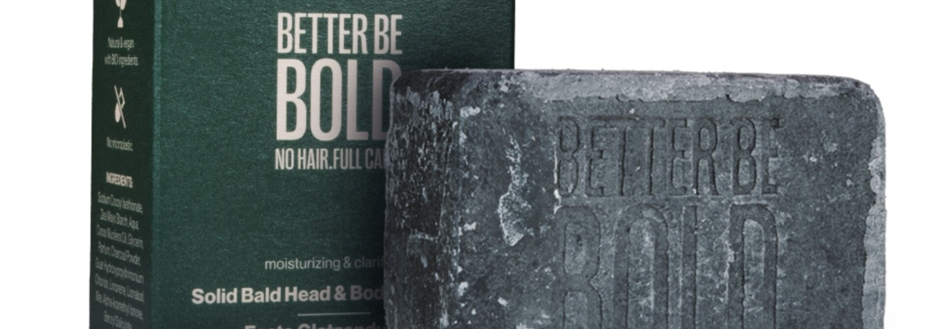 Solid Bald Head & Body Wash Bar 110g