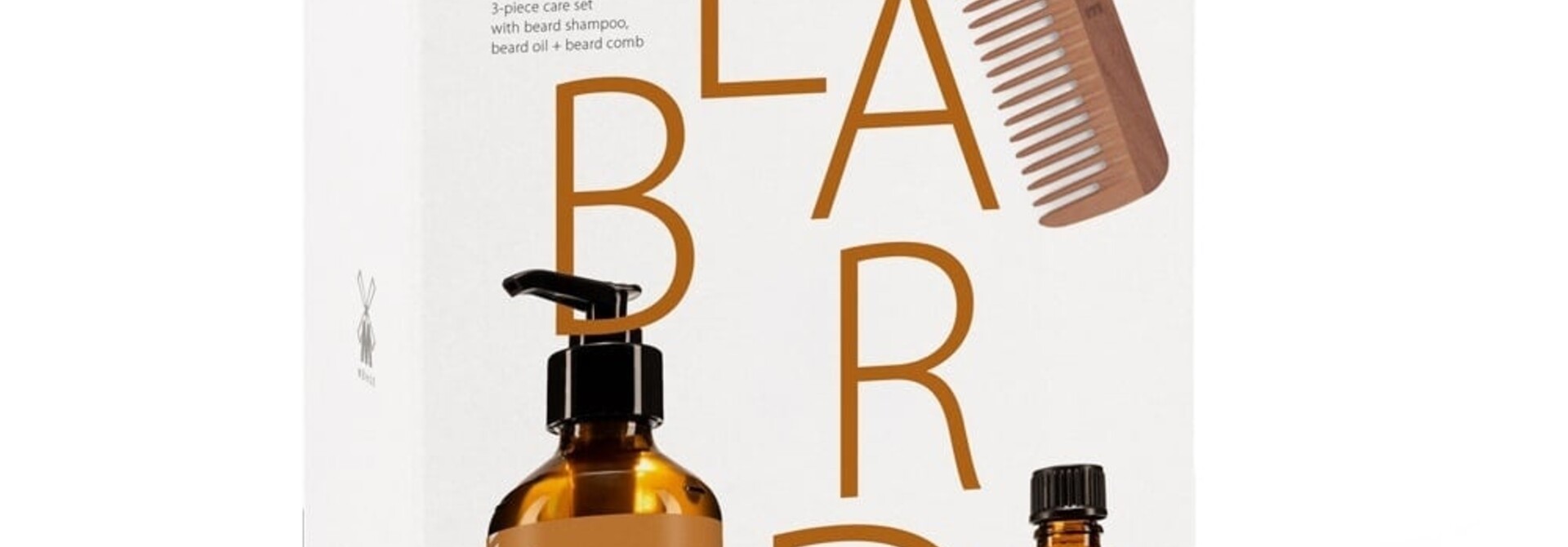 Baardverzorgingsset, 4-Delig, Service Tree en Notenhout, Vegan