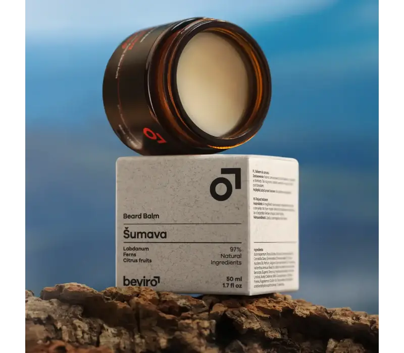 Baardbalsem Šumava, 50 ml, 5 Oliën, Shea Boter & Kandelillawas