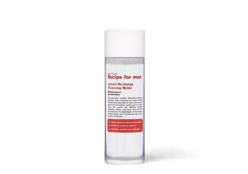 Recipe For Men Instant Recharge Cleansing Water, 100 ml