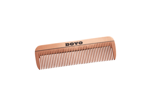 Dovo Pear Wood Pocket Comb – Fine, 10 cm