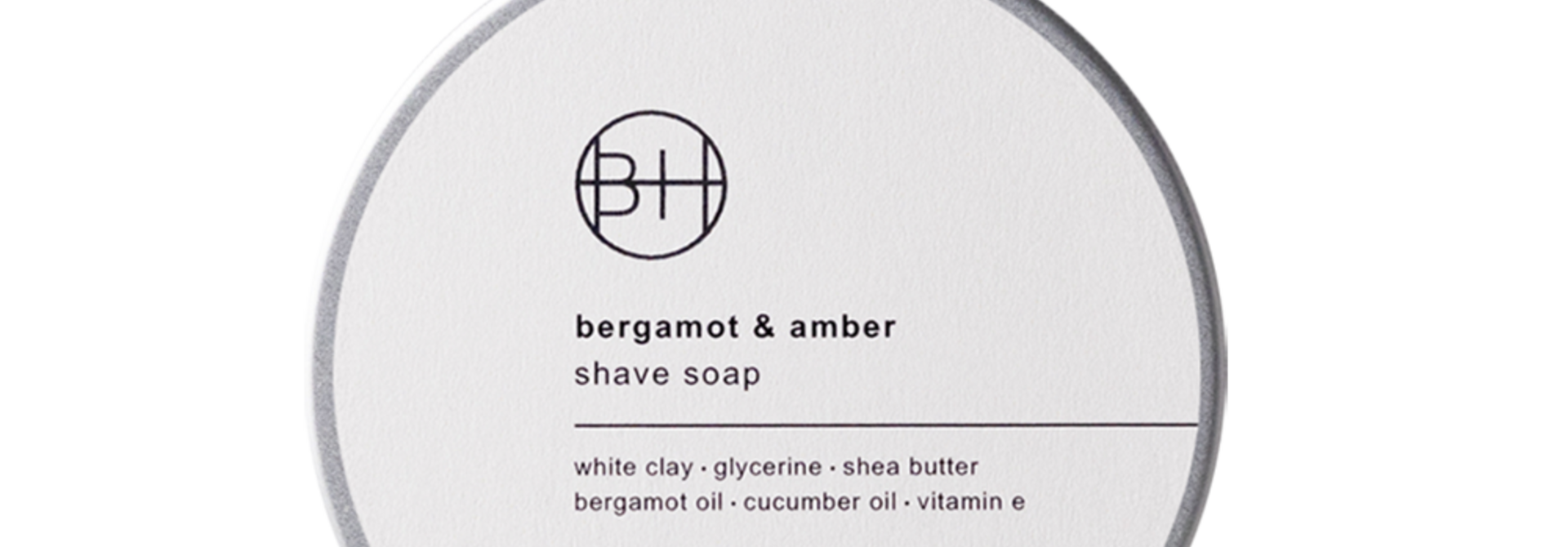 Harde scheerzeep Bergamot & Amber  200g - Bath House