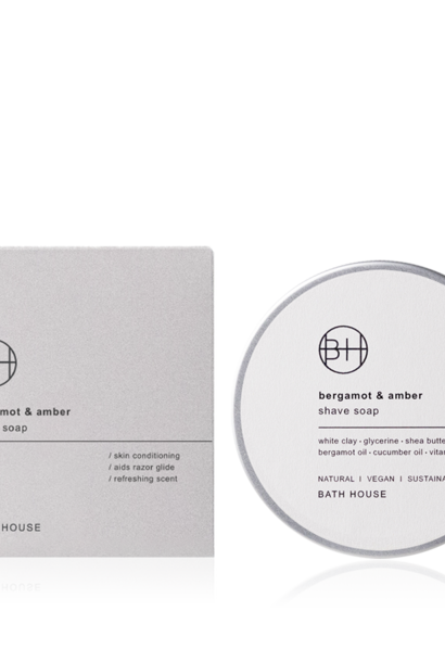 Bergamot & Amber Scheerzeep 200g