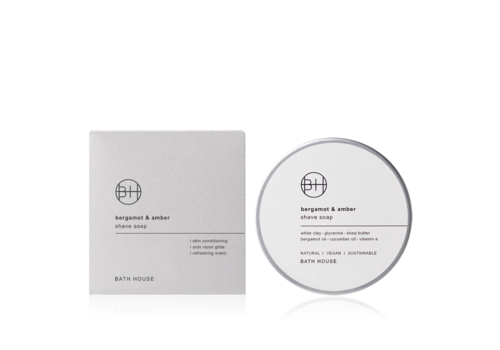 Bath House Bergamot & Amber Scheerzeep 200g