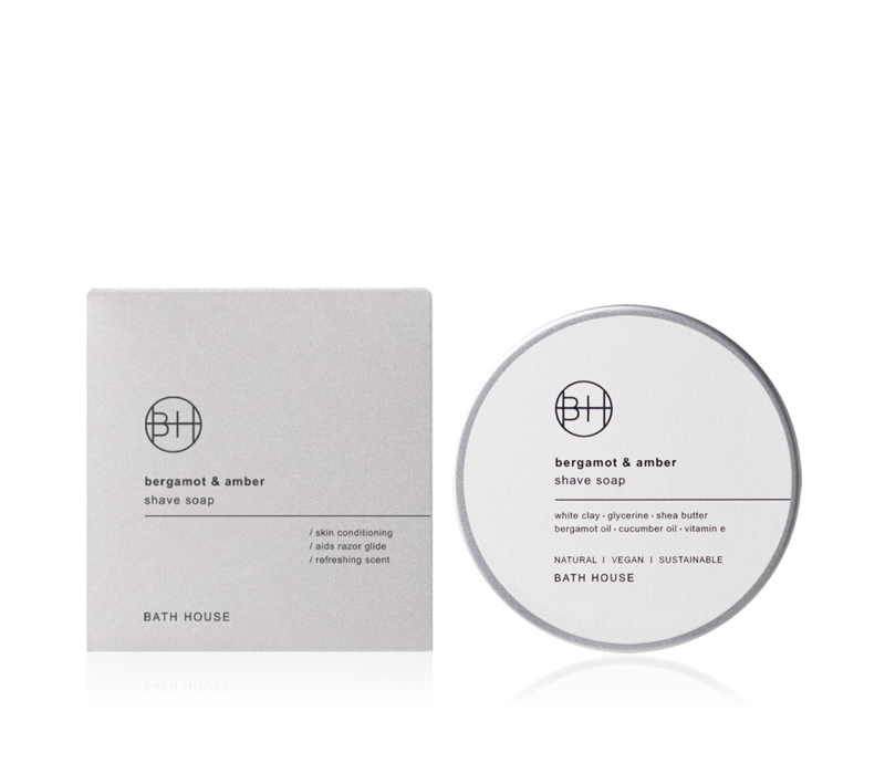 Bergamot & Amber Scheerzeep 200g