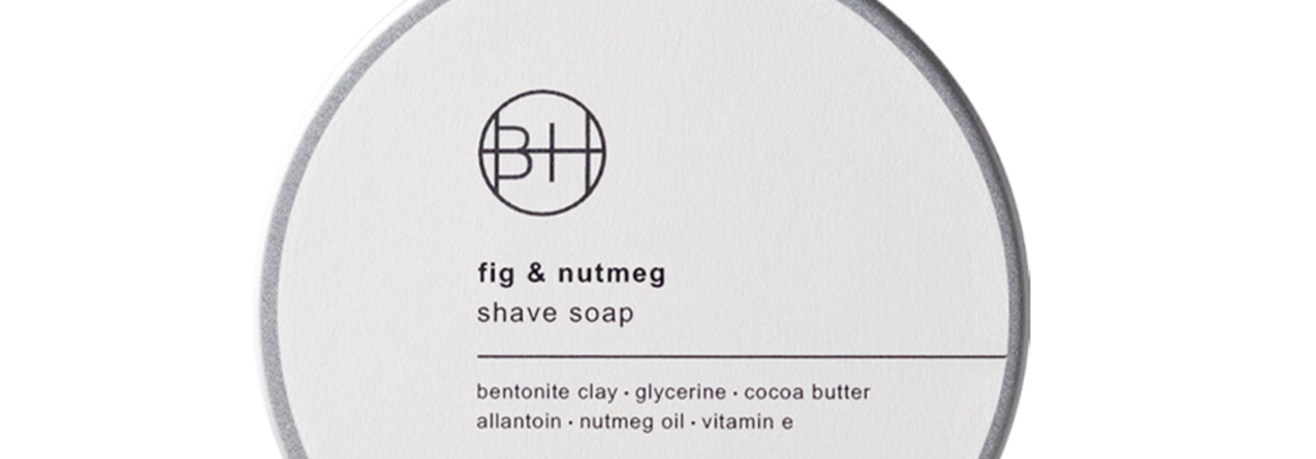 Harde scheerzeep Fig & Nutmeg 200g - Bath House