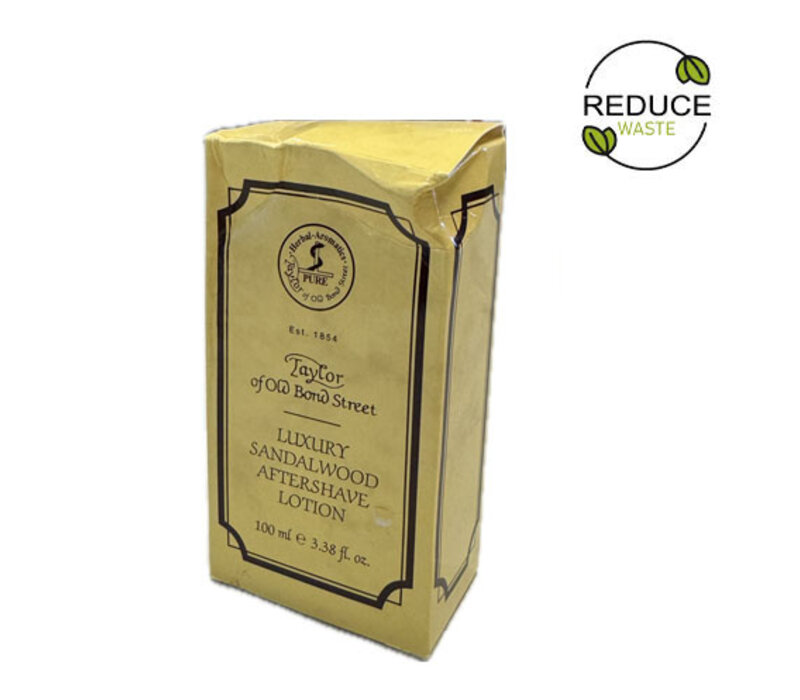 Aftershave Lotion Sandalwood 100ml  - BESCHADIGING