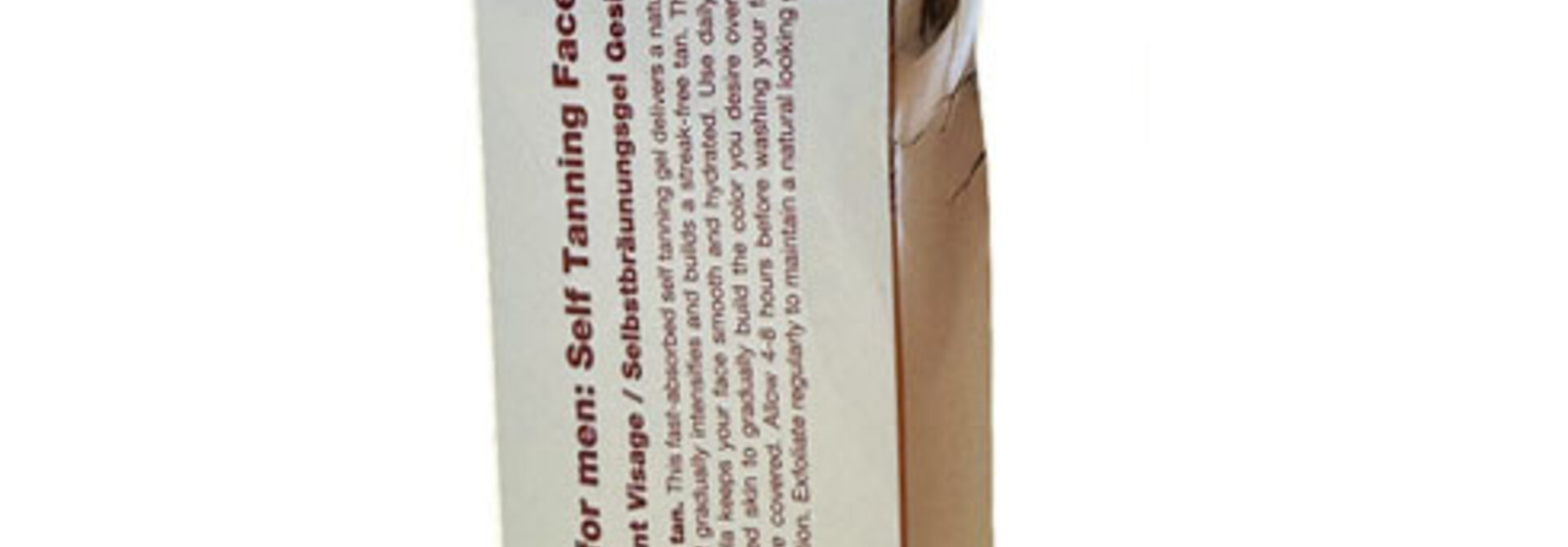 Self Tanning Face Gel 75ml - BESCHADIGING