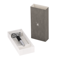 Safety Razor Gesloten Kam Zwart
