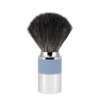 MÜHLE Scheerkwast Zwart Fibre Gletsjerblauw, 21mm