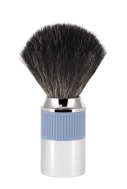 Scheerkwast Zwart Fibre Gletsjerblauw, 21mm