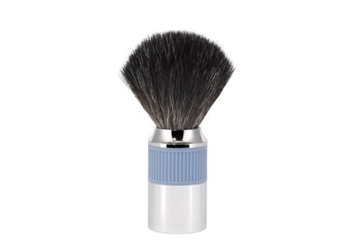 MÜHLE Scheerkwast Zwart Fibre Gletsjerblauw, 21mm