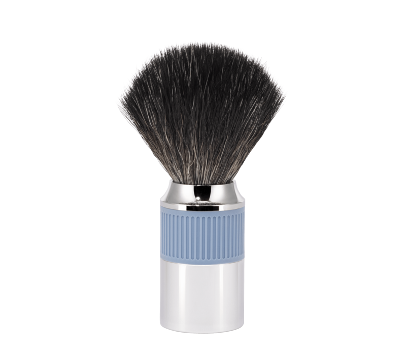 Scheerkwast Zwart Fibre Gletsjerblauw, 21mm