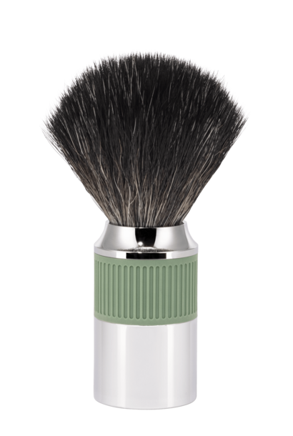 Scheerkwast Zwart Fibre Salviagroen, 21mm