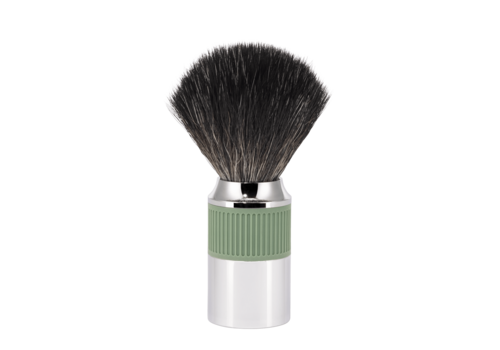 MÜHLE Scheerkwast Zwart Fibre Salviagroen, 21mm