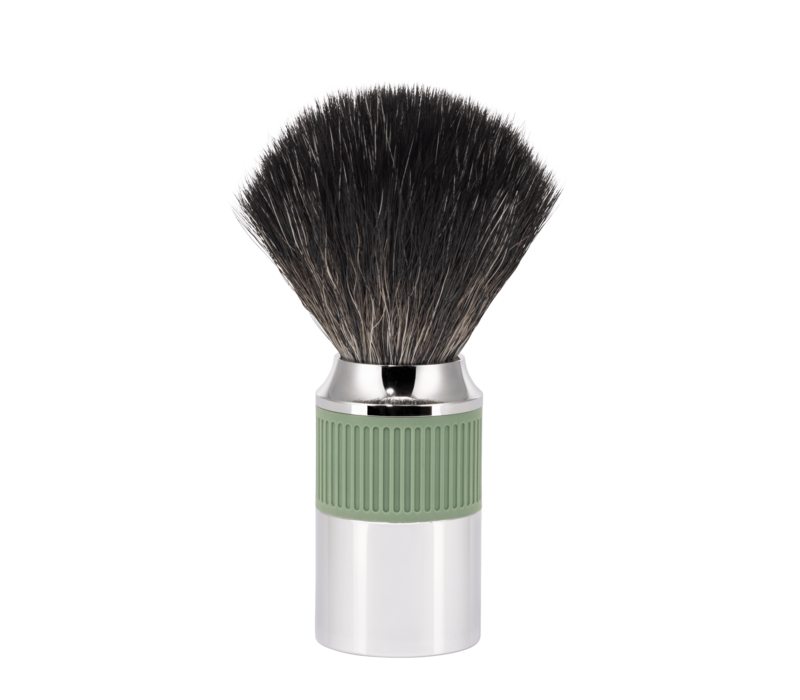 Scheerkwast Zwart Fibre Salviagroen, 21mm