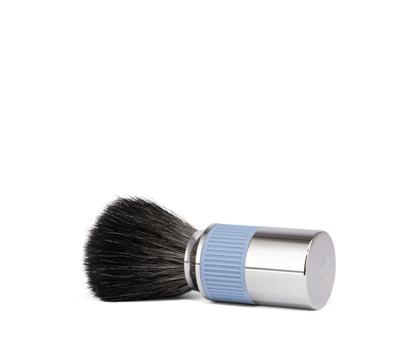Scheerkwast Zwart Fibre Gletsjerblauw, 21mm