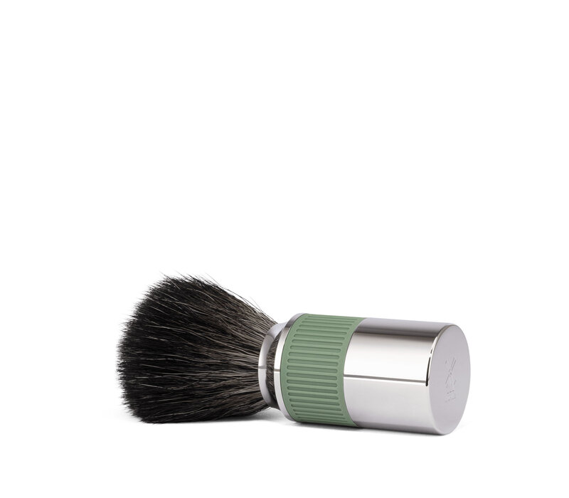 Scheerkwast Zwart Fibre Salviagroen, 21mm