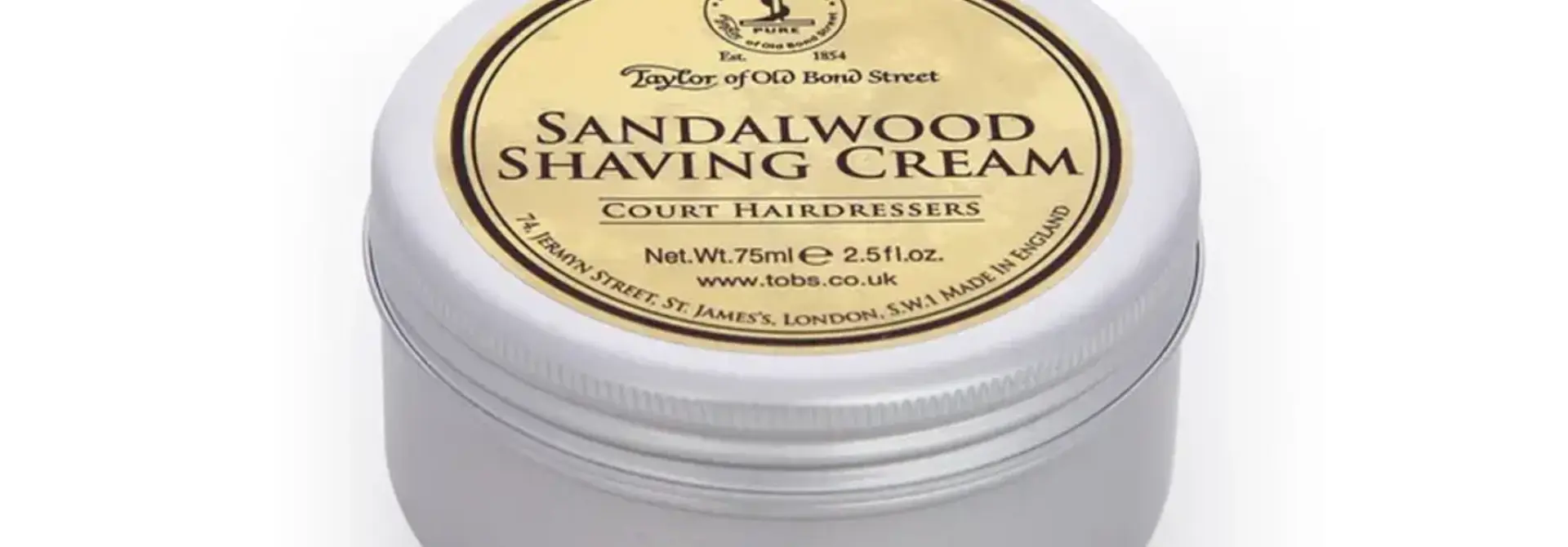 Scheercrème Sandalwood 75ml