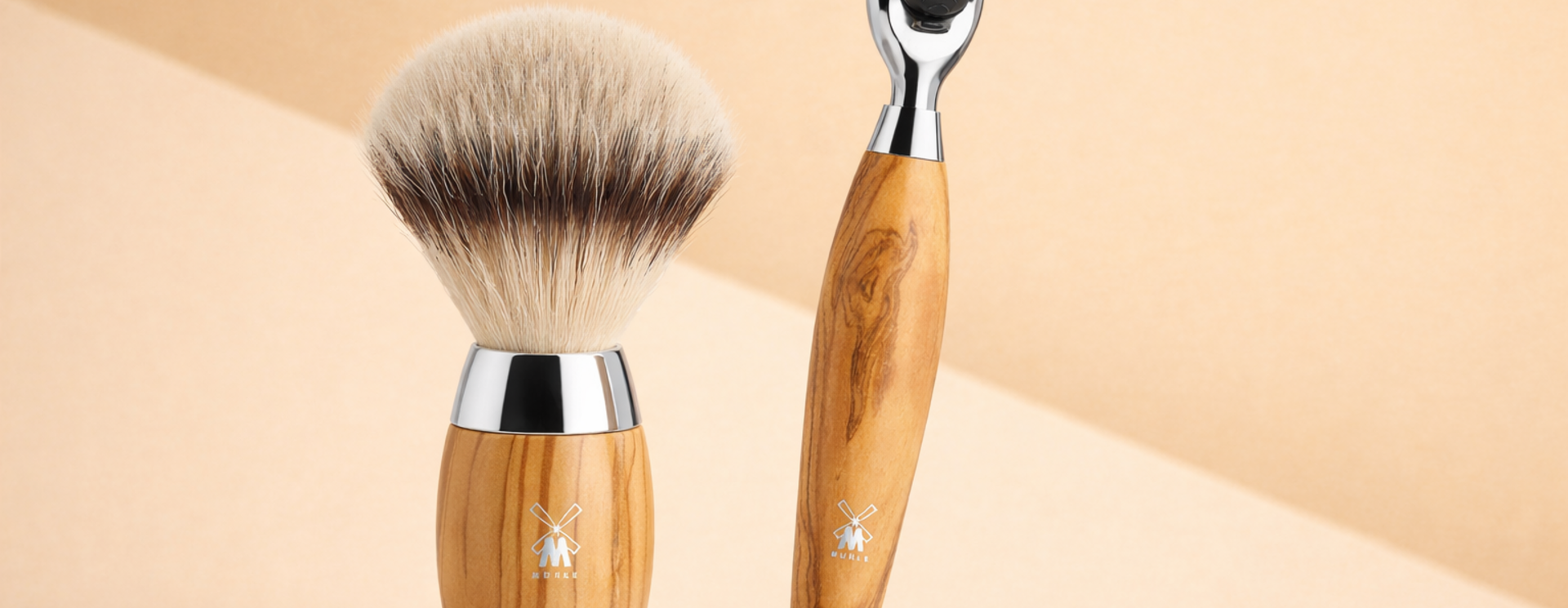 Gillette Mach3 scheersets met synthetische scheerkwast