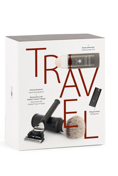 Geschenkset, 2-Delig, Grapefruit & Munt, Notenhout, Synthetisch Haar - Copy