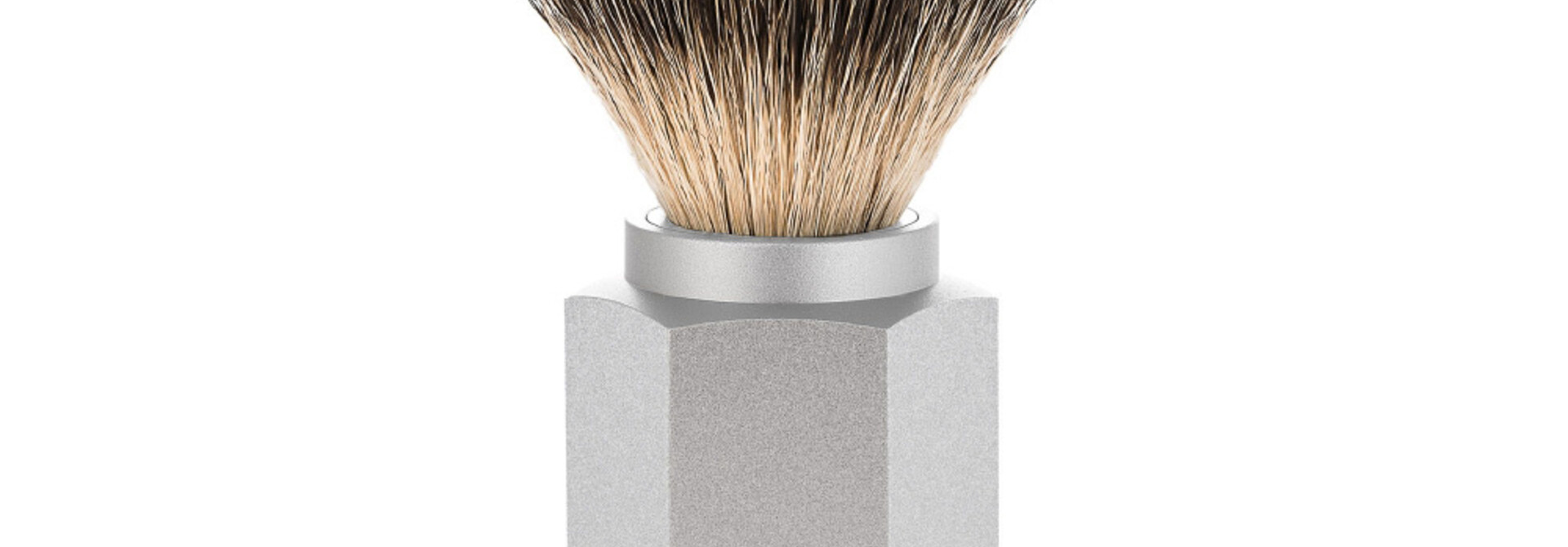 Silvertip scheerkwast - Zilvergrijs RVS - 21mm (M)