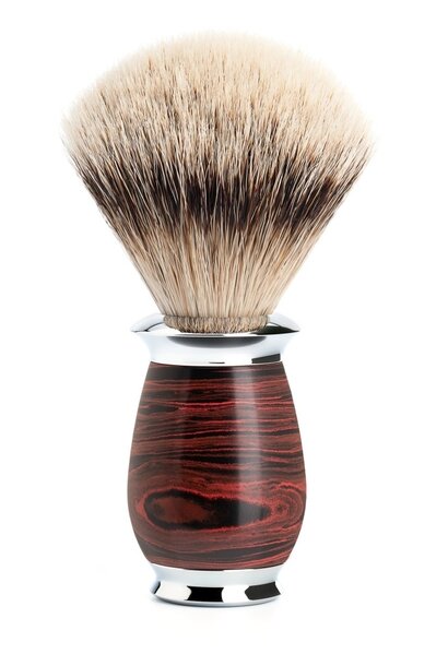 Shaving brush silvertip badger hair - Ebonite