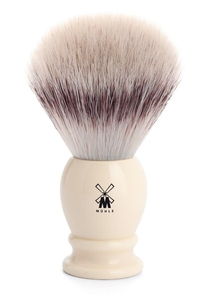 Shaving brush synthetic hair - Ivory
