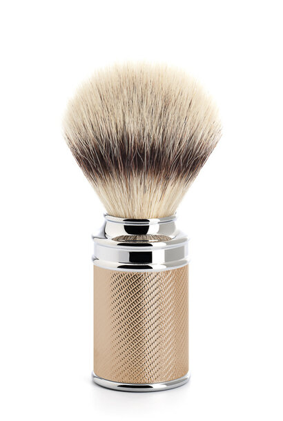 Shaving brush synthetic hair - Rose gold