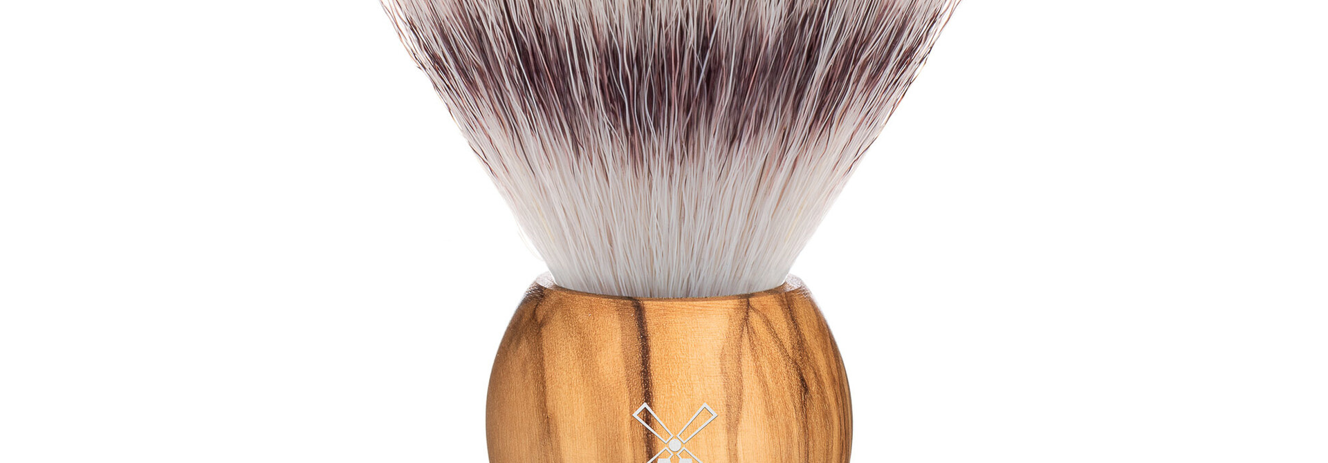 Synthetische scheerkwast - Olijfhout - 21 mm (M)