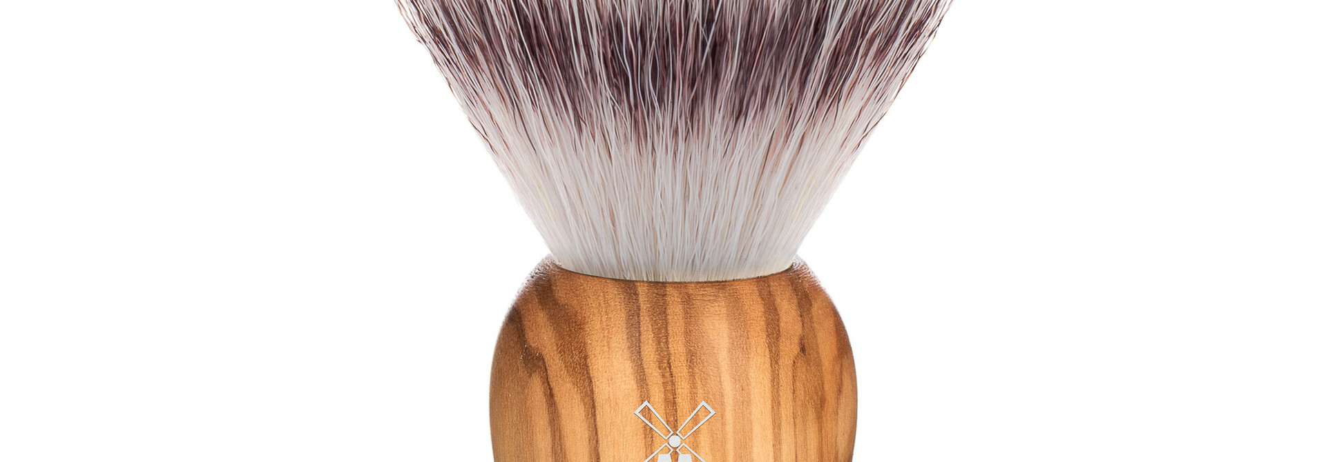 Synthetische scheerkwast - Olijfhout - 23mm (L)