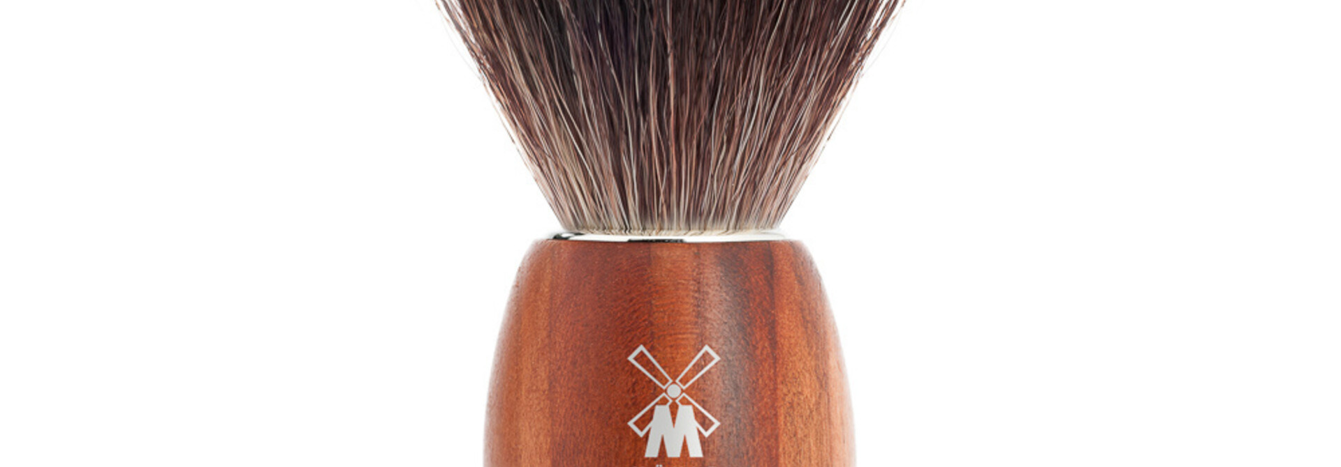 Synthetische scheerkwast - Pruimenhout - 21mm (M)