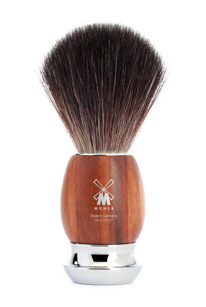 Shaving brush synthetic hair - Plum wood