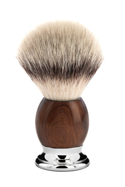 Shaving brush synthetic hair - Ironwood