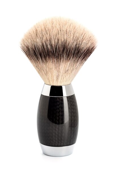 Shaving brush synthetic hair - Carbon