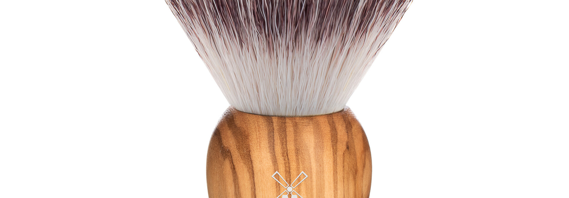 Synthetische scheerkwast - Olijfhout - 25mm (XL)