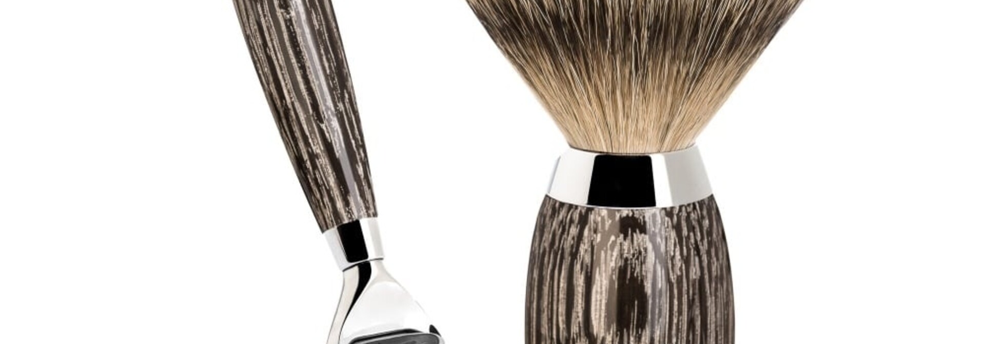 Fusion Rasierset Dachshaar - Mooreiche - 23mm (L)