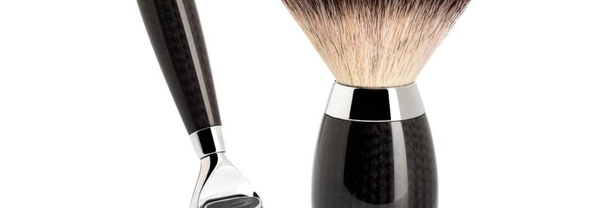 Fusion Rasierset synthetisch - Carbon - 23mm (L)