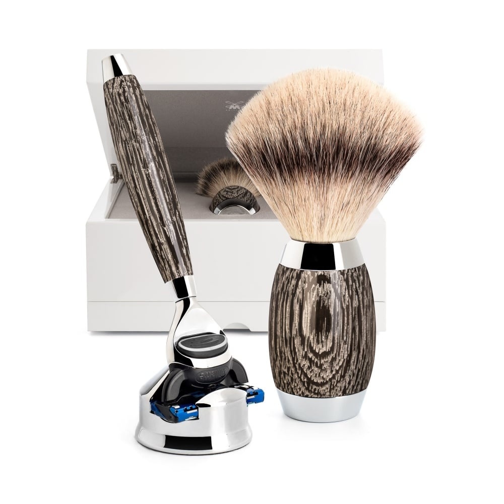 Fusion Rasierset synthetisch - Mooreiche - 23mm (L)-2