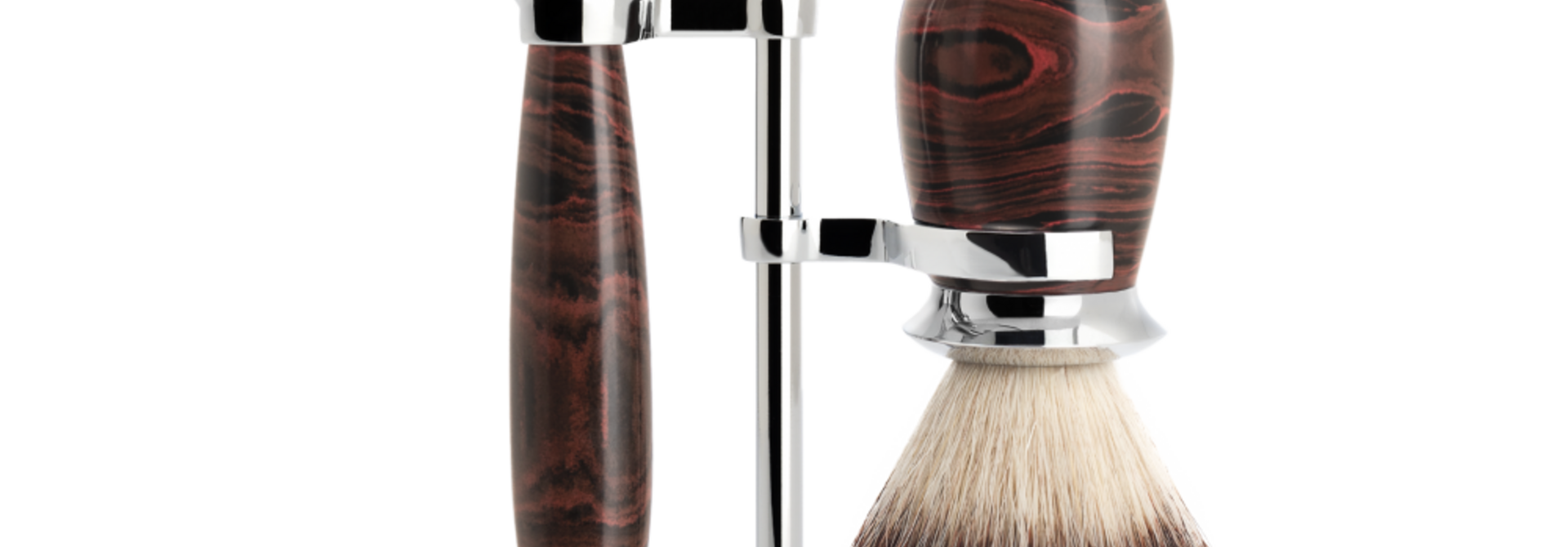 Fusion Rasierset synthetisch - Ebonit-Kunstharz - 21mm (M)