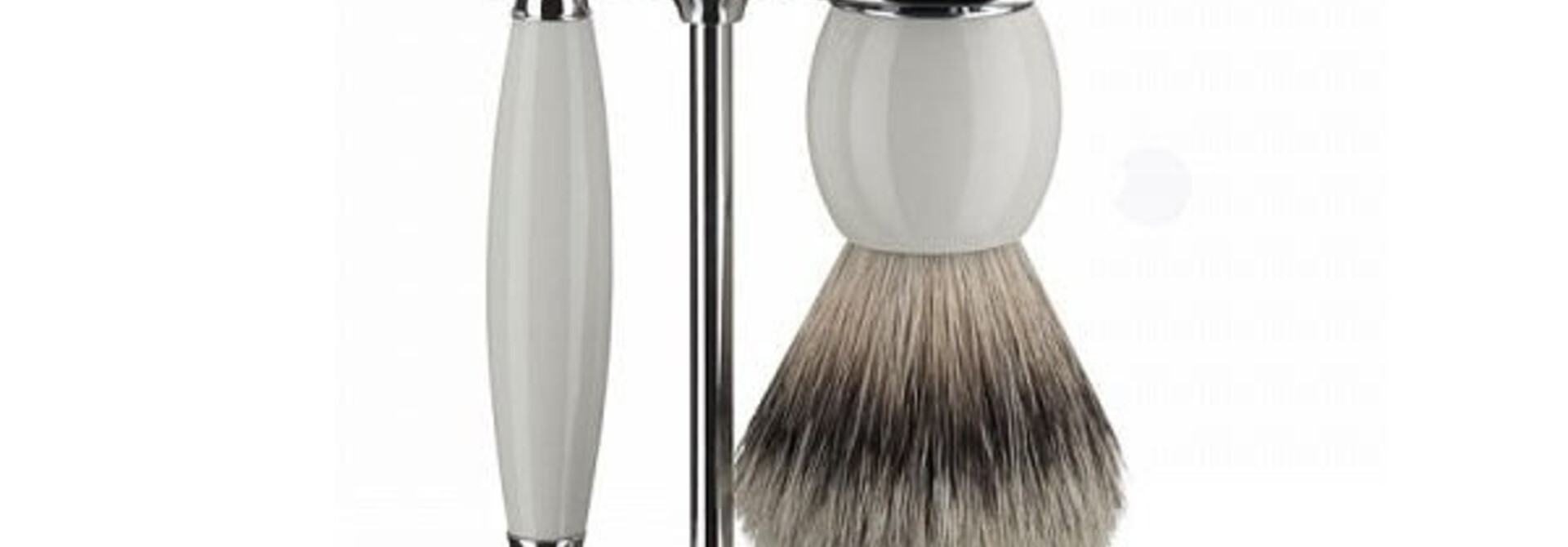 Mach3 Rasierset Dachshaar - Porzellan - 23mm (L)